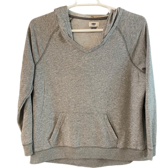 Old Navy Grey Pull Over Hoodie Size L - Picture 1 of 7